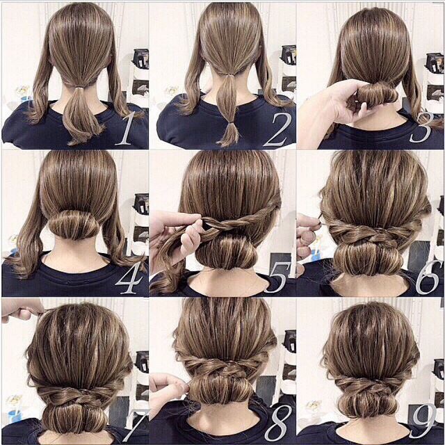 浴衣ヘアアレンジ